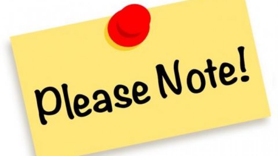 please note